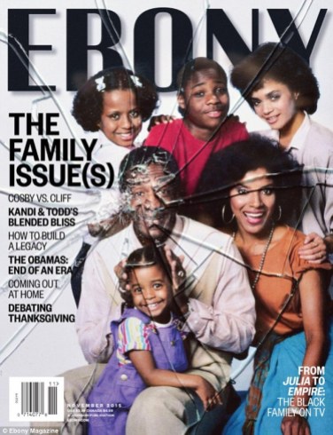Ebony's 2015 cover made waves during it's release amidst Bill Cosy's sexual assault case. The image served as a reminder that Bill Huxtable is fictional and Bill Cosby is a real human.